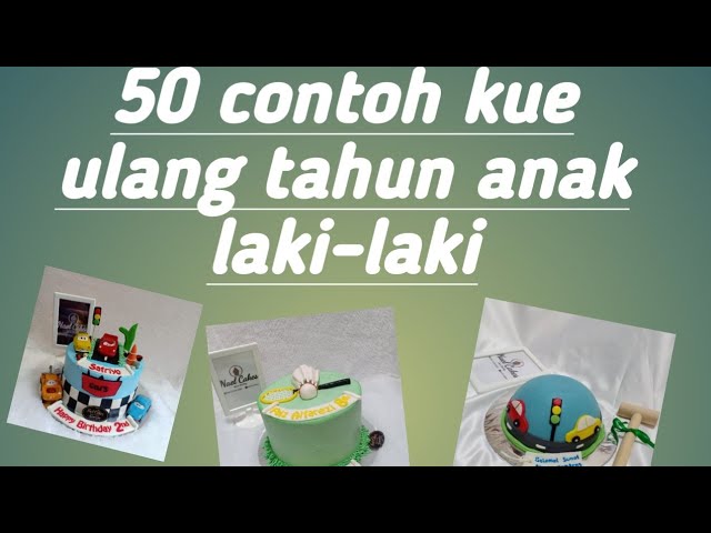 kue ulang tahun anak laki-laki #kueulangtahun #caramenghiaskueulangtahun #kueulangtahunanak class=