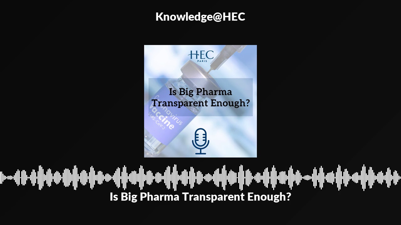 Is Big Pharma Transparent Enough?