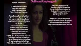 Galliyan  Karaoke ( Female Version)