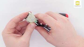 HARTING Han® F+B with adapter for Han® 3A insert - Assembly instruction