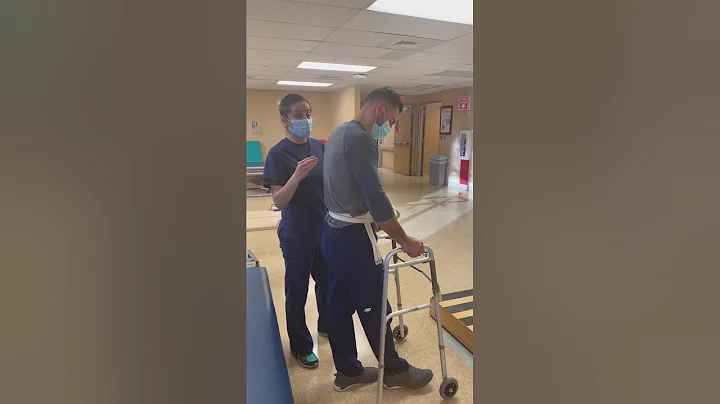 How to: Curb step with walker for non-weight-bearing restrictions