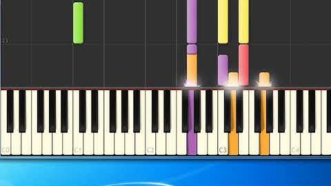 [Piano Tutorial Synthesia]For the first time - Loggins Kenny