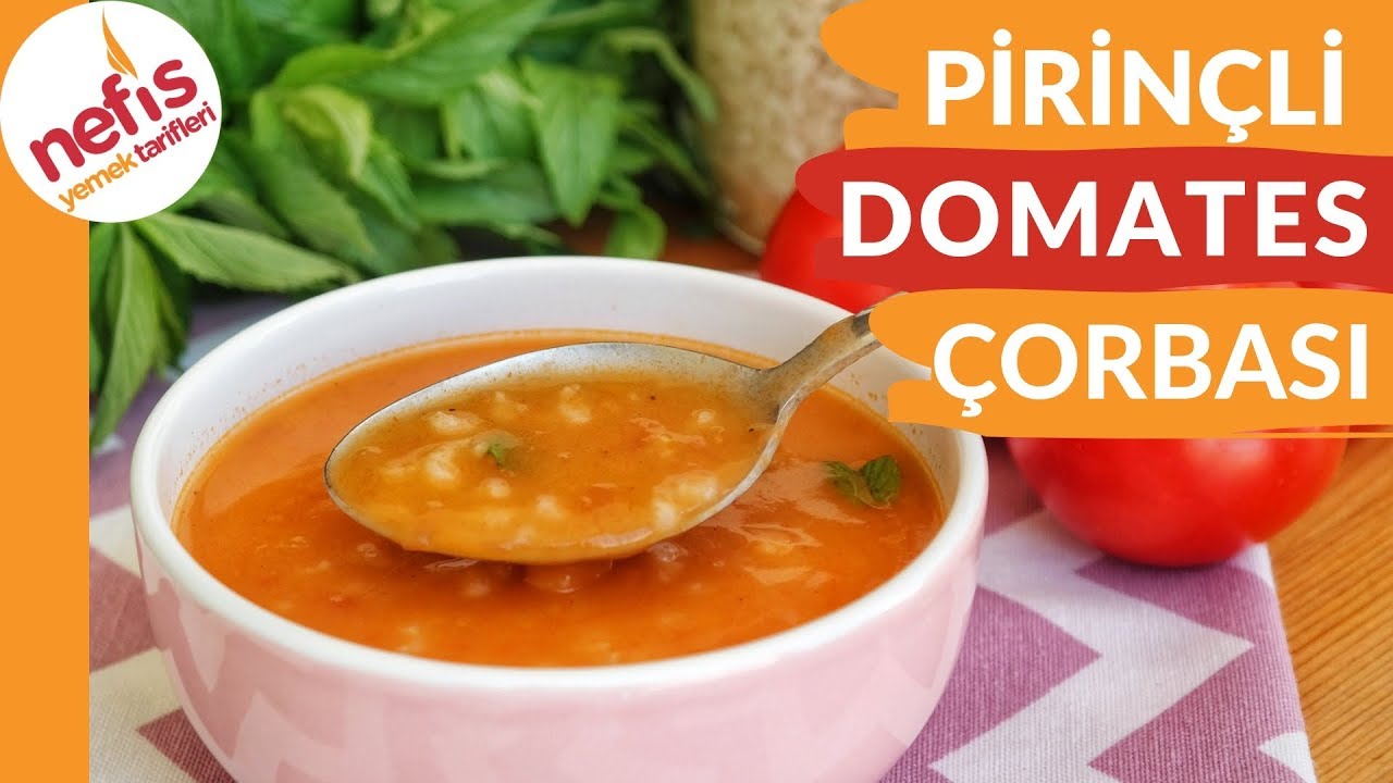 TAM KIVAMINDA????ÇOK PRATİK ???????? PİRİNÇLİ DOMATES ÇORBASI TARİFİ????
