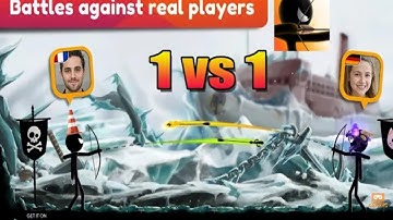 Stickman Archer Online - Gameplay WalkThrough Part 1 Tutorial New Mobile Game (Android, IOS)