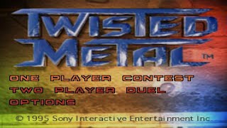 TWISTED METAL { 1995 } Intro & Main Menu + Theme Song! (PS4 1080p)