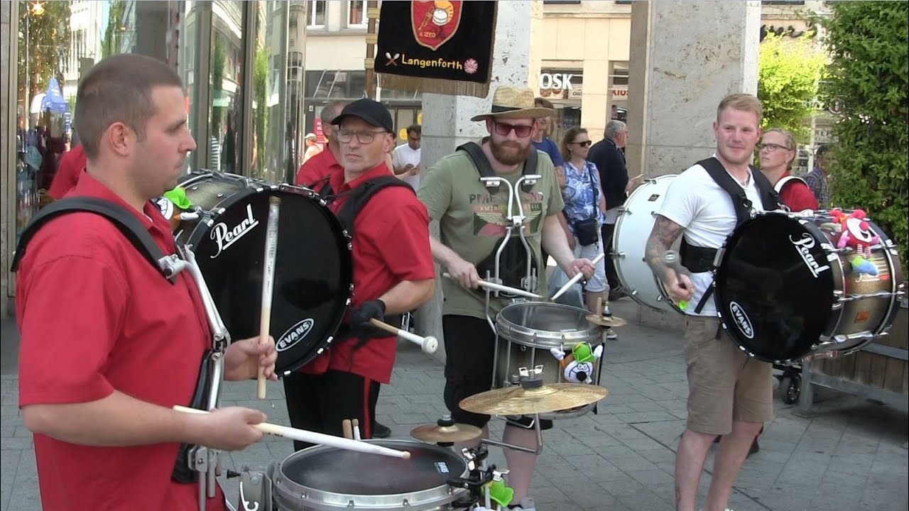 Musikcorps Langenforth - Carneval / Kröpcke Hannover ( Bruchmeister Aktion ) 8.7.2023 / Video 1