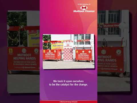 Creating Dignified Livelihoods Through CSR | Muthoot Finance in Madurai  #muthootfinance #csr