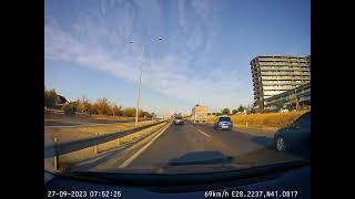 06 UB 842 trafik canavarı(terörist) 500mt ötedeki konuma ulaşmak için trafiği tehlikeye atması