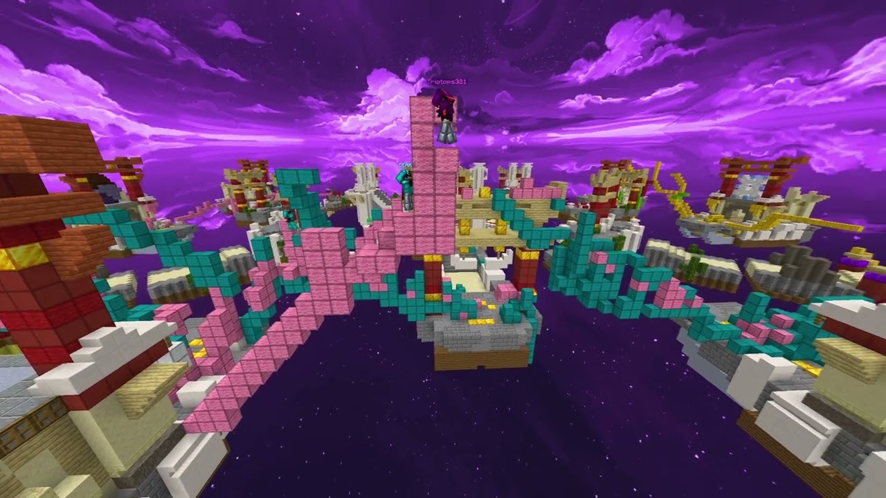 Insane Block Clutch Against Sweats in Hypixel Bedwars