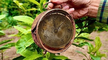 Full Restoration Clock Mechanical SMITH ALARM Vintage 1960 Broken Rusty | Restore Clock Made In UK