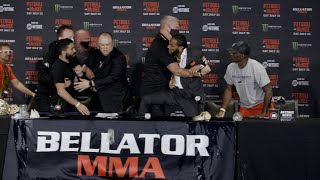 Patricio Pitbull Storms Out Of Bellator 263 Presser, A.j. Mckee Snatches Belt - Mma Fighting