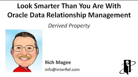 DRM Derived Property