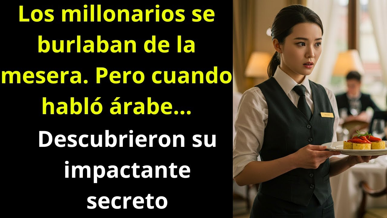 Fingía ser una simple mesera… Pero cuando habló árabe, todos descubrieron la verdad