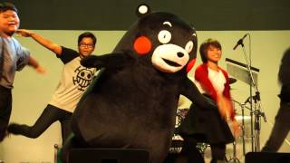 Kumamon Dance @Japan Expo in Thailand 2015 [7/2/2015]
