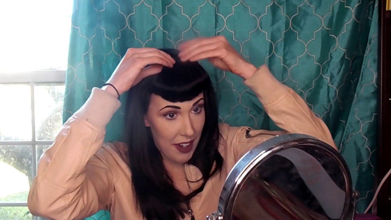 Classy Rebel Bettie Bangs Tutorial/ Review