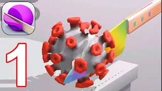 ASMR Slicing - Gameplay Walkthrough Part 1 All Levels 1-21 Max Level (Android, iOS) screenshot 3