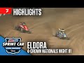 4-Crown Opening Night | USAC Sprints at Eldora Speedway 9/18/25 | Highlights