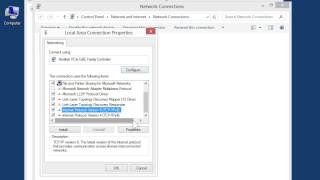 Windows 8.0 Professional - Change TCP/IP Settings How To Change Ip Address On Windows 8