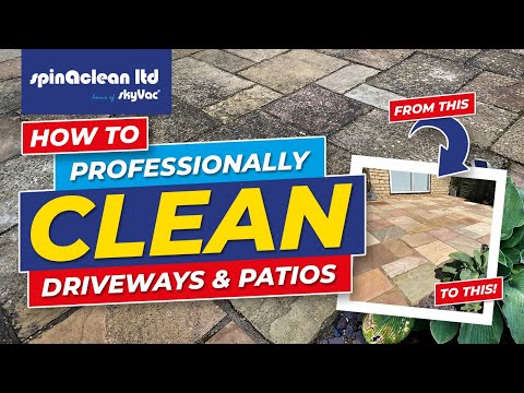 How to Clean Driveways and Patios with your Pressure Washer