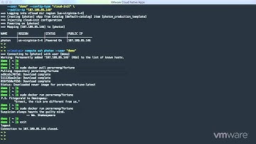 Project Photon Runs Docker Containers on VMware vCloud Air and Google Compute Engine