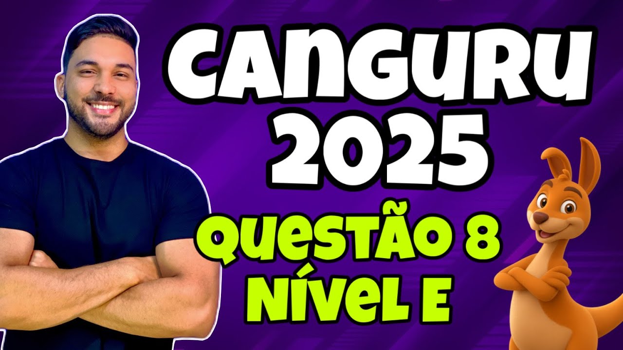 RESOLUÇÃO OLIMPÍADA CANGURU DE MATEMÁTICA 2025 - NÍVEL E - Qual figura abaixo Jorge pode montar...