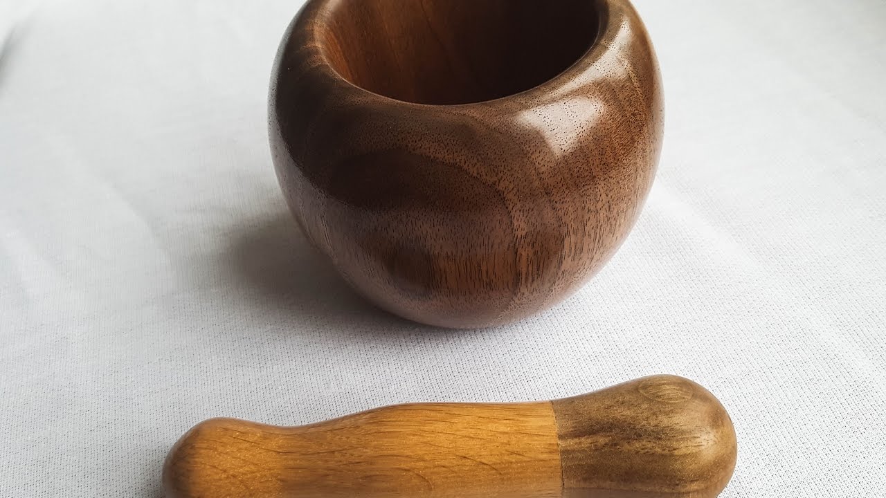 Woodturning Mortar and Pestle