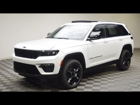 Elegant Jeep Grand Cherokee L White With Black Top Pictures