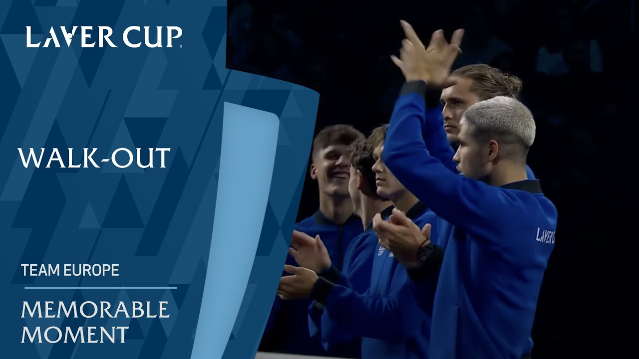 Team Europe Walk-Out | Laver Cup 2025