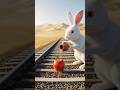 खरगोश ने सेब को पानी दिया और उग गया पेड़ 🍎🐰|#ai #aishorts #viral #rabbit #apple #story #shorts #tree