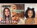 hair styling tik tok compilation #8