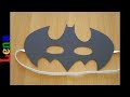 Batman Maske basteln  🦇  How to make batman mask  🦇 как нарисовать маску бэтмена