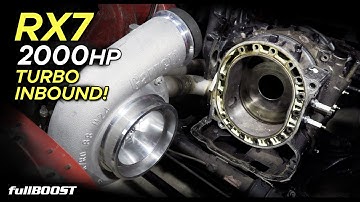Turbo bigger than the engine! | FD RX7 build ep 02 | fullBOOST
