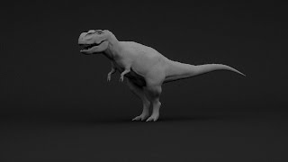 Modeling Low poly Trex 3ds max tutorial final part