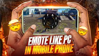 🤯How To Extreme Fast Emote While Movement In Mobile | HANDCAM TUTORIAL | invisible gmr 🥷🏻