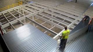 Mezzanine Install Time Lapse (Camera 1)