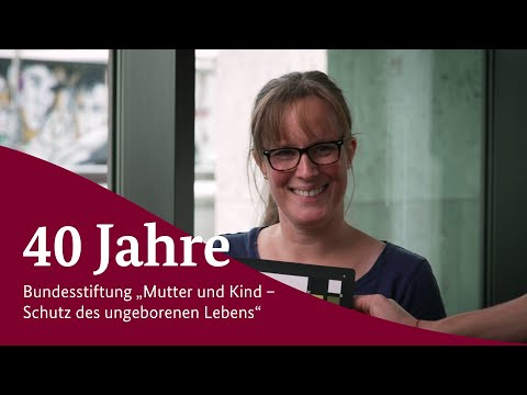 Sarah Kobauer zum 40. Jubiläum der Bundesstiftung Mutter und Kind