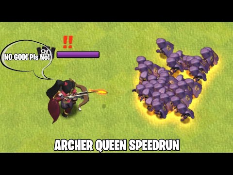 Level 80 Archer Queen Speed Run – Clash of clans