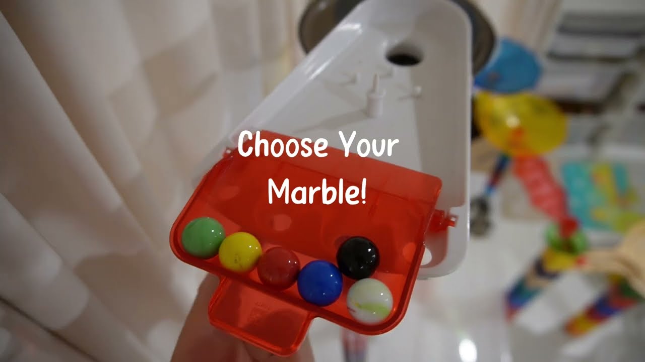 HUGE 11 Funnels Marble Race – Colorful Marbles Battle It Out!