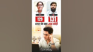 Got 131 & 129 in CTET Paper 1 & 2 by Sachin Academy