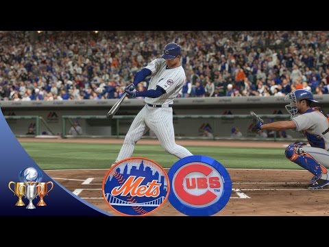 MLB The Show 16 - Mets vs Cubs  (Full Game, Broadcast Presentation)