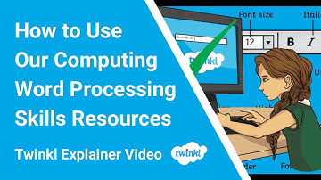 How to Use Our Computing Word Processing Skills Resources