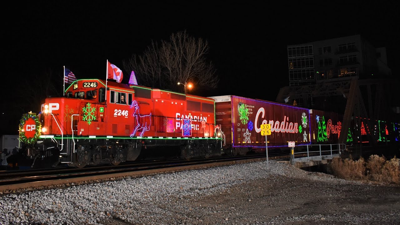 Canadian Pacific Holiday Train in Milwaukee, WI 12/2/17 YouTube