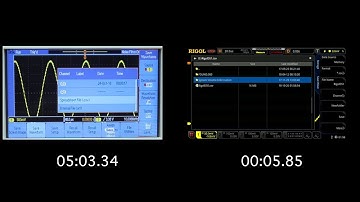Storage Speed Comparison of the MSO5000 VS the MSO2000B
