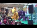 My little pony  twilight sparkle falls off stage during live performance