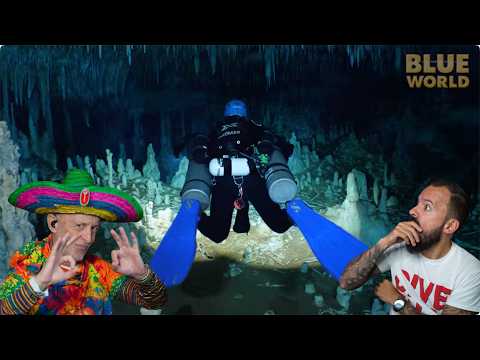 Divers React to Absolutely Mind-blowing cave dive in Mexico