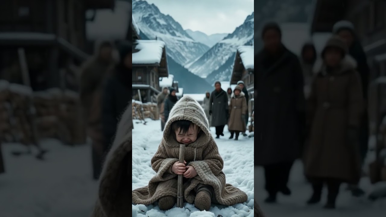 A Child Crying Alone in the Snow – So Heartbreaking! 😢💔