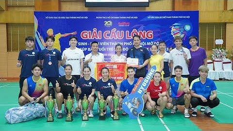 Khép lại Giải Cầu lông lần thứ X năm 2023 - Một mùa giải khó quên | Báo Tuổi trẻ Thủ đô