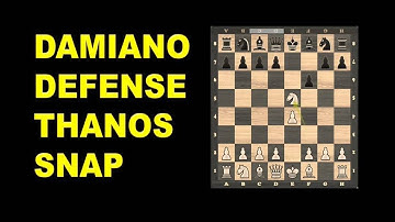 Damiano Defense Thanos Snap | Chess Openings | Chess Tricks | Chess Instructions | Chess Game