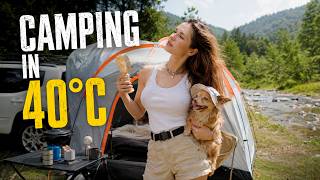 How I Survived Solo Camping in a 40°C (104°F) Heatwave
