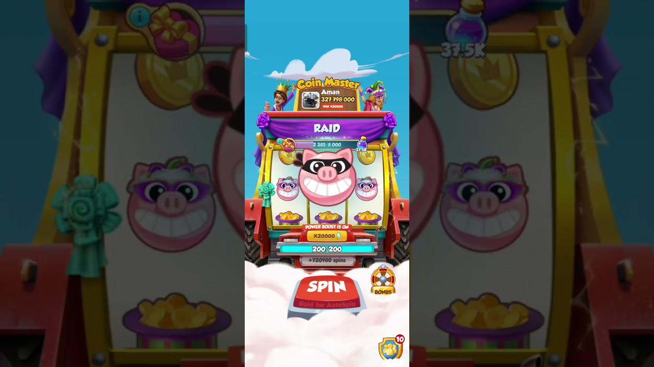 Coin Master new event 10 symbol 20k outo gameplay 